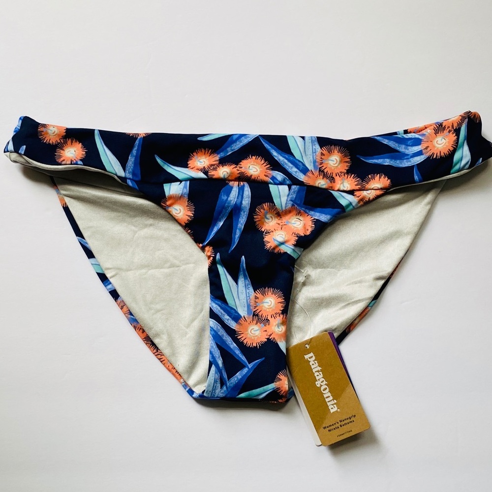 Patagonia Bikini Bottom Nanogrip Las Flores Navy